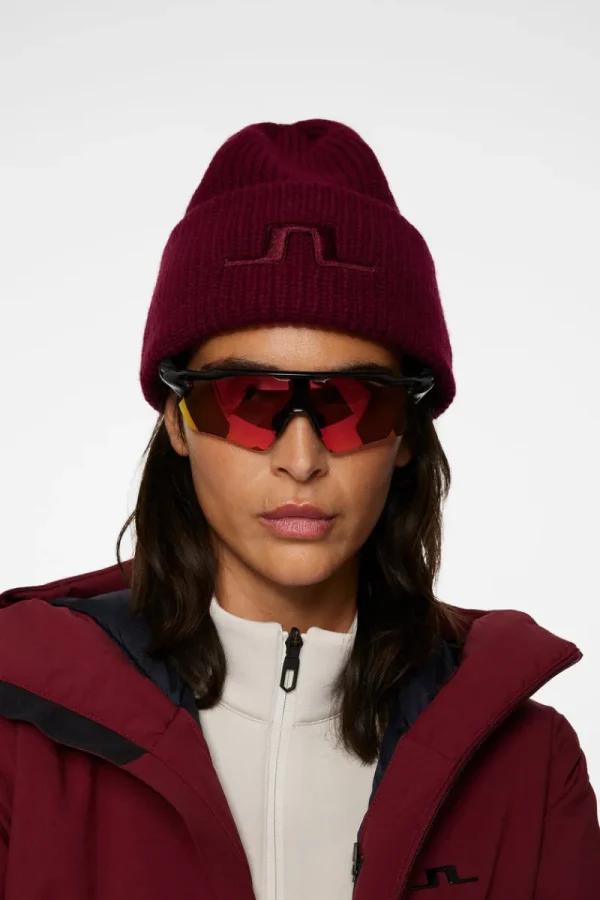 Accessoarer | Active-J.Lindeberg Abby Beanie Cabernet