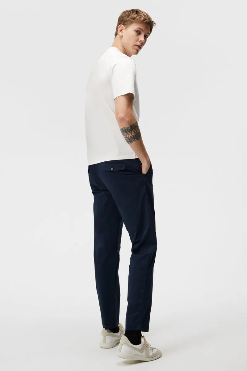 Överdelar | T-shirts-J.Lindeberg Ace Mock Neck T-shirt White