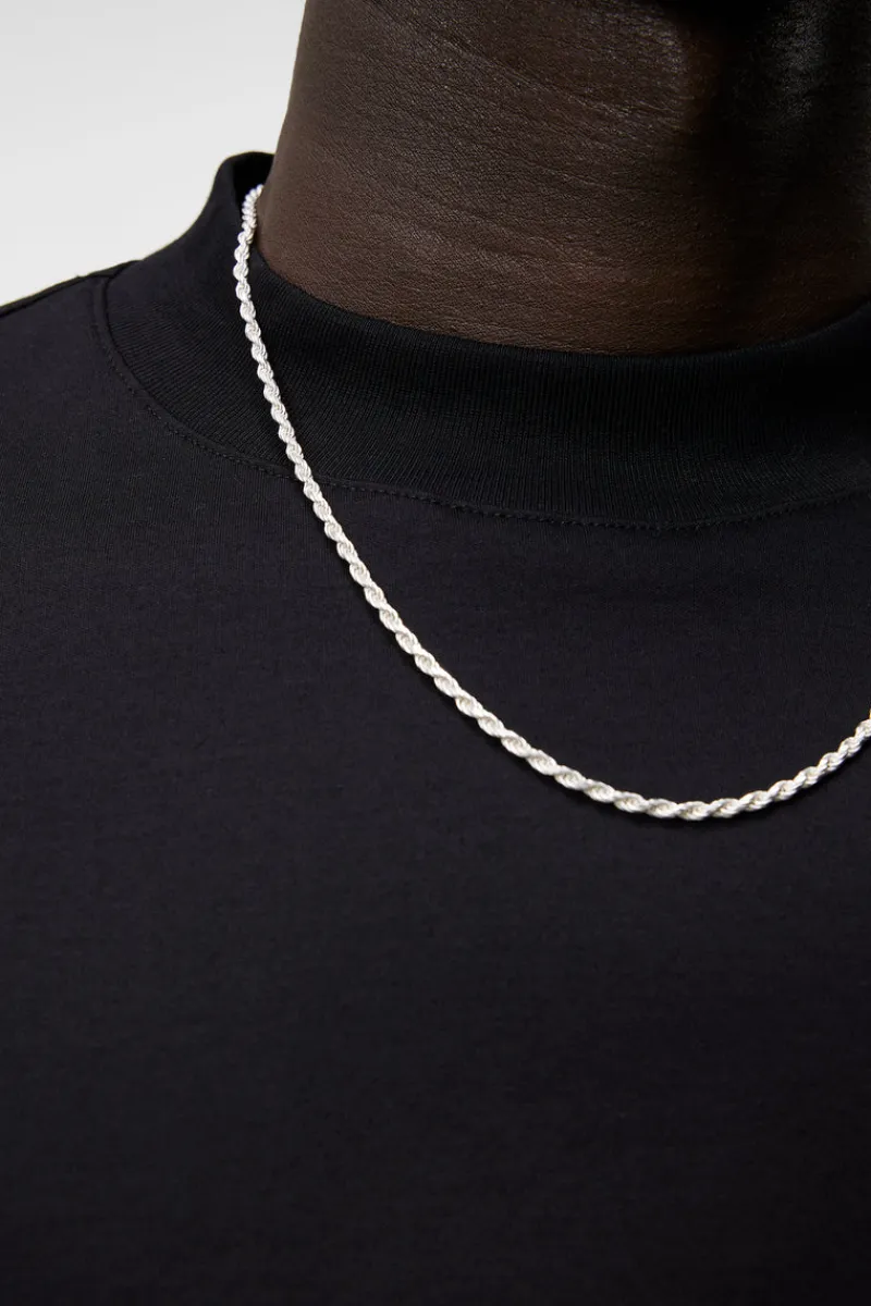 T-shirts | T-shirts-J.Lindeberg Ace Mock Neck T-shirt Black