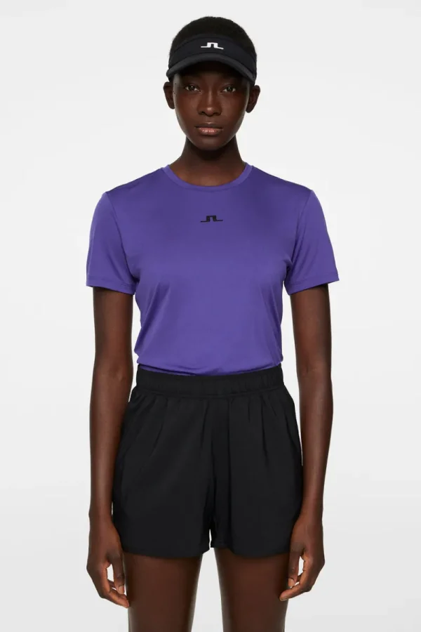 Överdelar | Tennis-J.Lindeberg Ada T-shirt Deep Wisteria