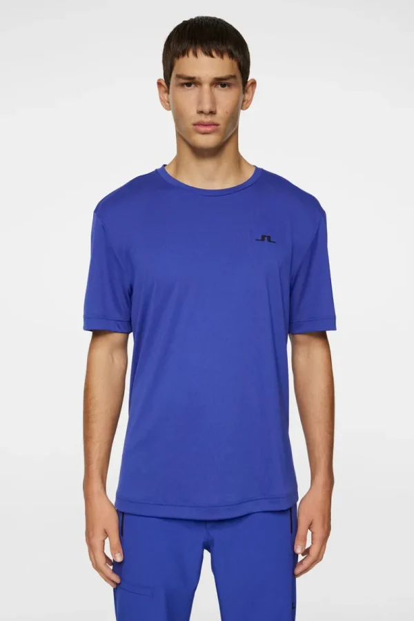 T-shirts | Active-J.Lindeberg Ade T-shirt Clematis Blue