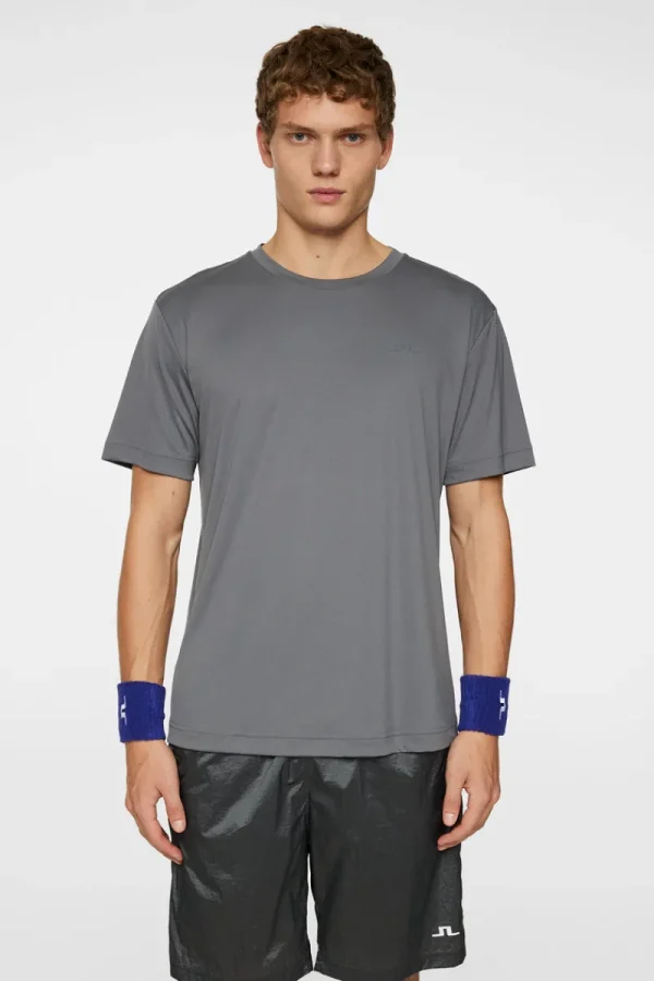 T-shirts | Tennis-J.Lindeberg Ade T-shirt Lava Smoke