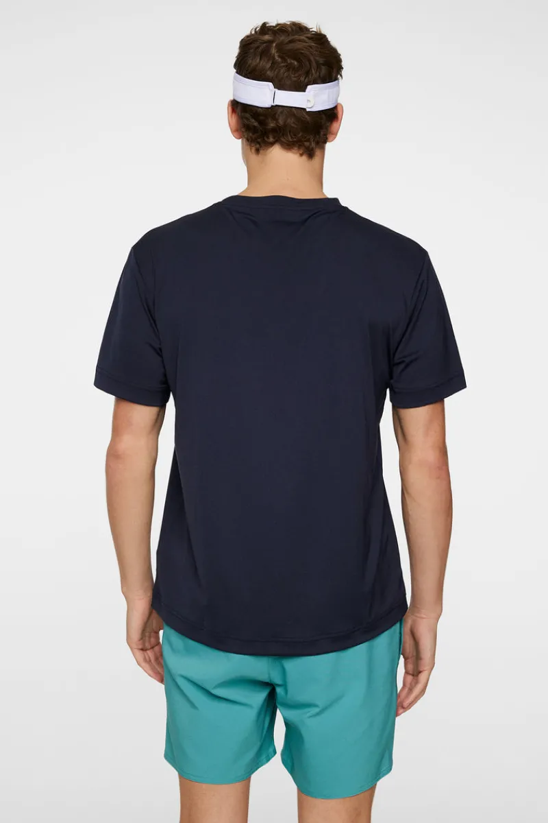 Tennis | T-shirts-J.Lindeberg Ade T-shirt JL Navy