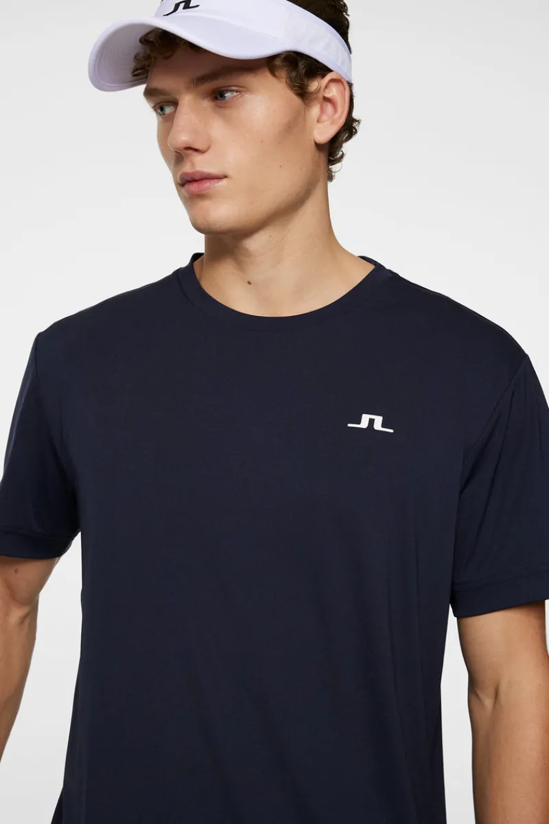Tennis | T-shirts-J.Lindeberg Ade T-shirt JL Navy