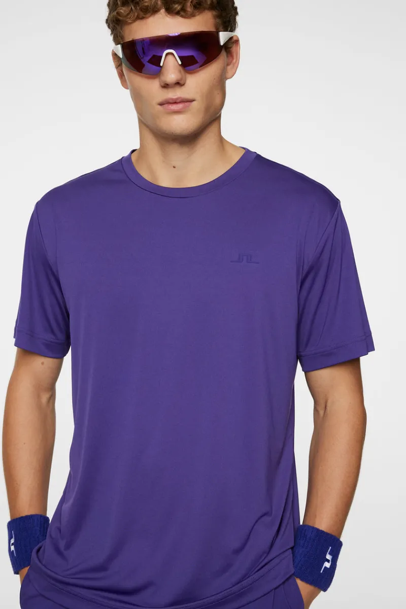 T-shirts | Tennis-J.Lindeberg Ade T-shirt Deep Wisteria
