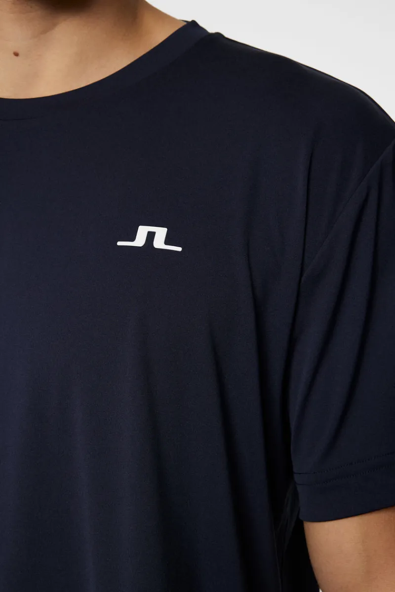 Tennis | T-shirts-J.Lindeberg Ade T-shirt JL Navy