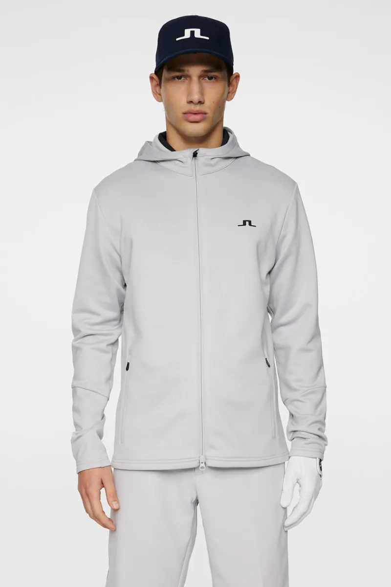 Golf | Bas- Och Mellanlager-J.Lindeberg Aerial Full Zip Hood High Rise