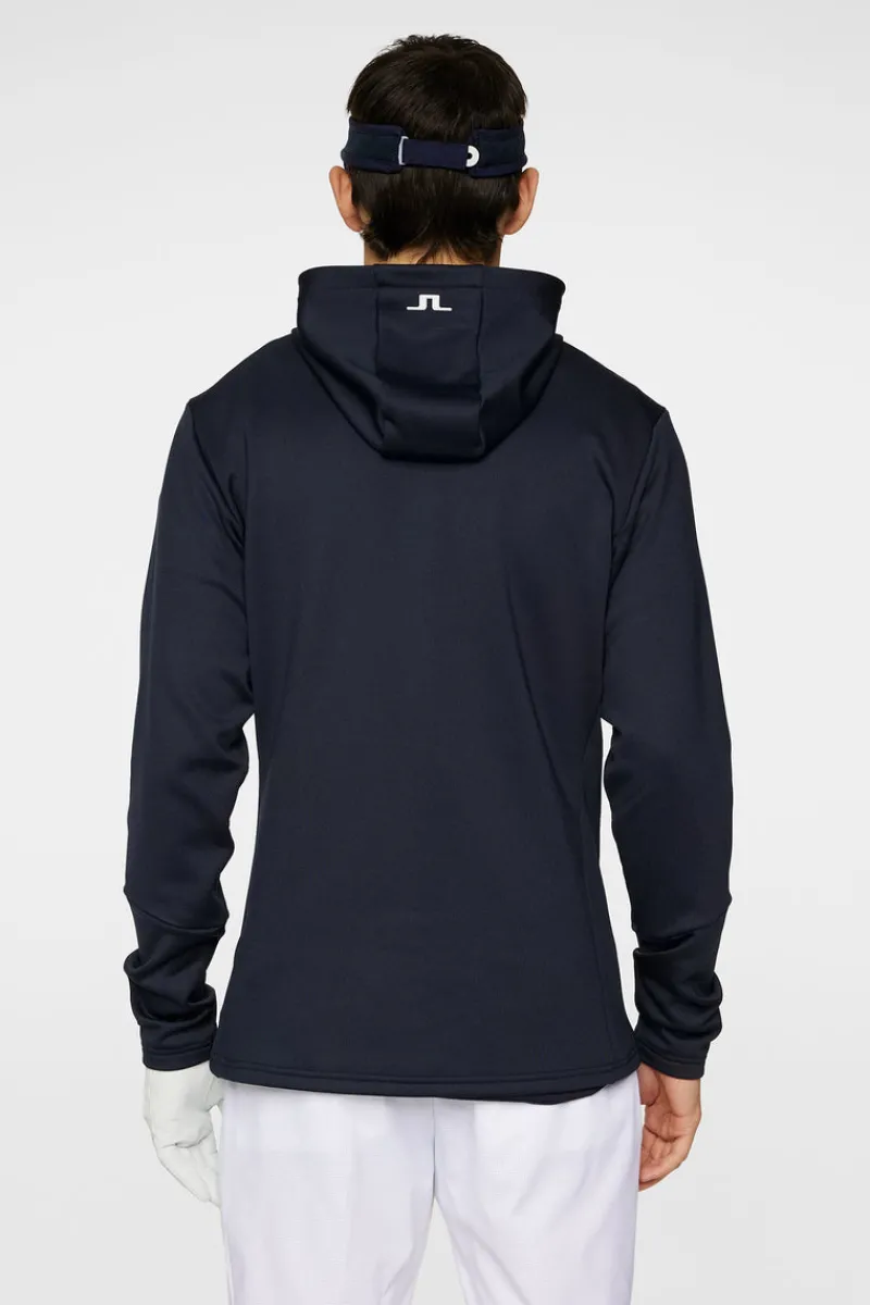 Golf | Bas- Och Mellanlager-J.Lindeberg Aerial Full Zip Hood JL Navy