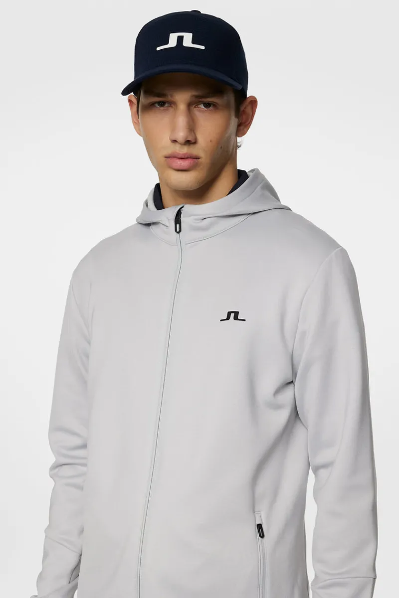 Golf | Bas- Och Mellanlager-J.Lindeberg Aerial Full Zip Hood High Rise