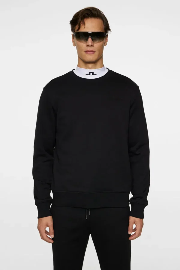 Tröjor | Active-J.Lindeberg Alpha Crew Neck Black