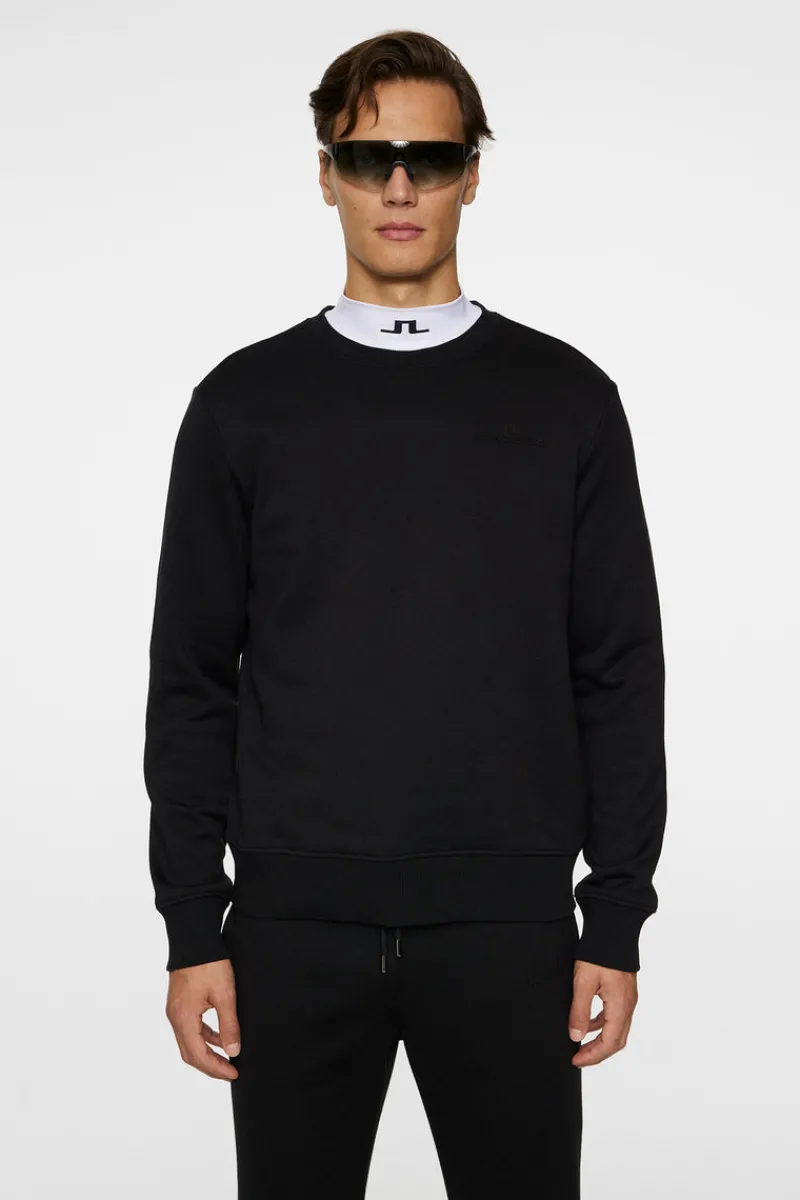 Tröjor | Active-J.Lindeberg Alpha Crew Neck Black