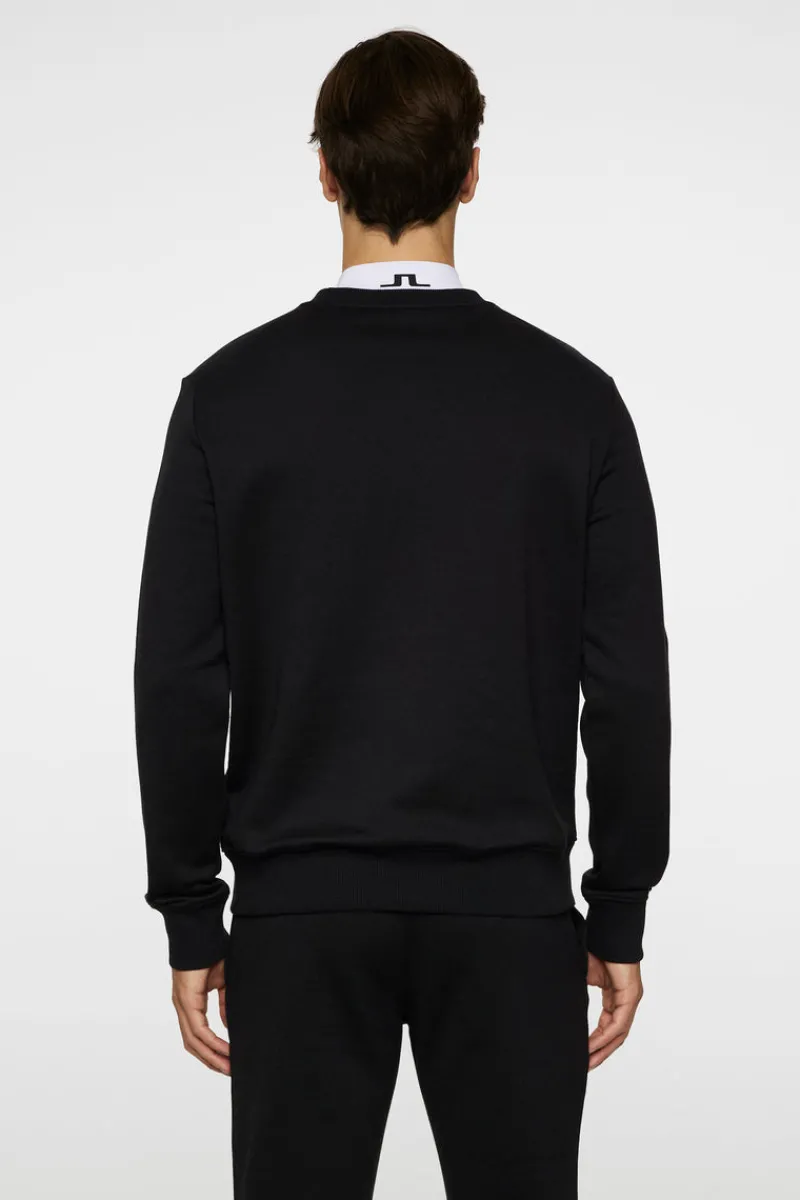 Tröjor | Active-J.Lindeberg Alpha Crew Neck Black