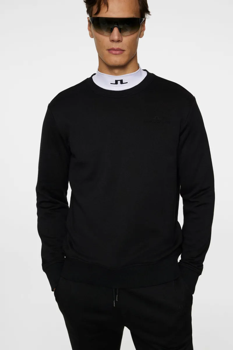 Tröjor | Active-J.Lindeberg Alpha Crew Neck Black