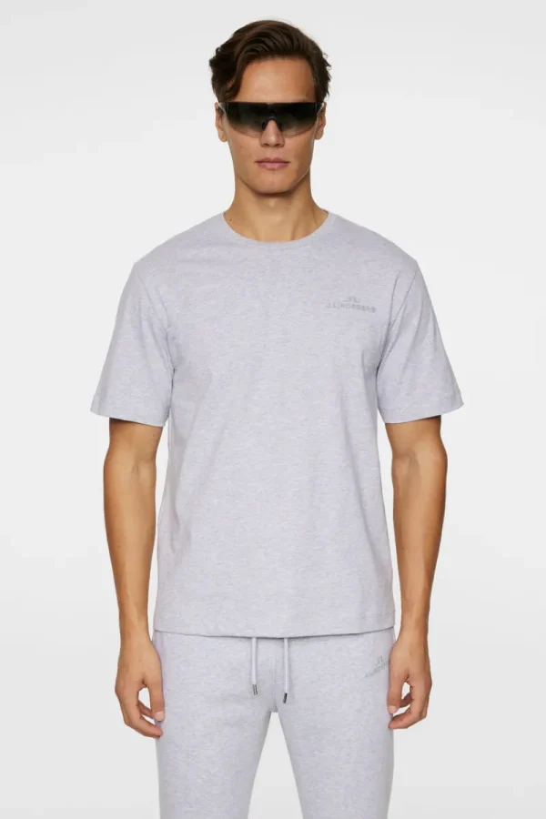 T-shirts | Active-J.Lindeberg Alpha T-shirt Light Grey Melange