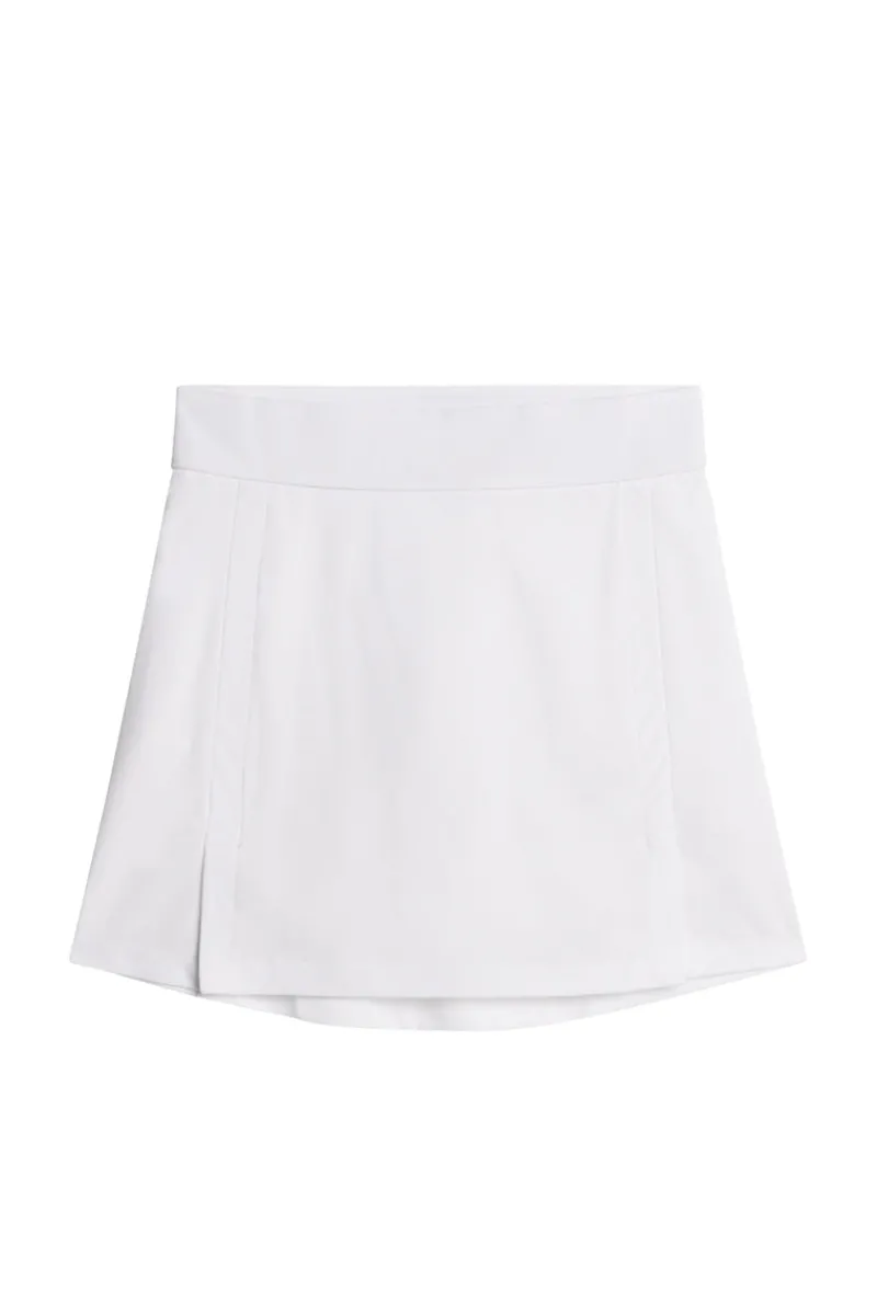 Golf | Kjolar-J.Lindeberg Amelie Mid Golf Skirt White