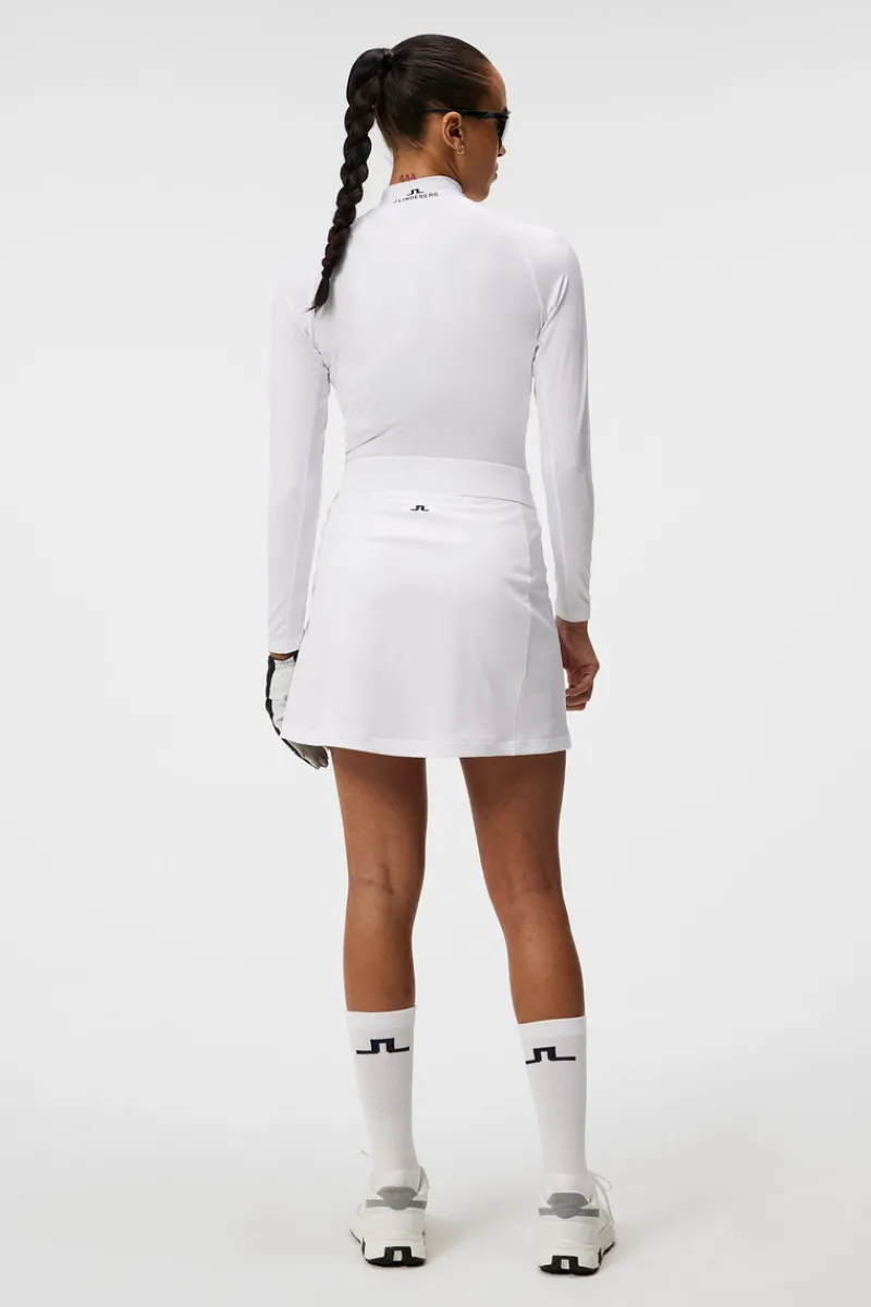 Golf | Kjolar-J.Lindeberg Amelie Mid Golf Skirt White