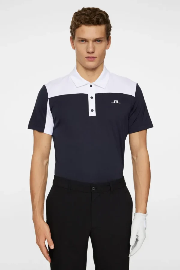 Golf | Pikétröjor-J.Lindeberg Anders Slim Fit Polo JL Navy