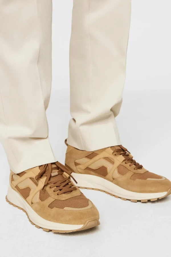 Fashionskor | Skor-J.Lindeberg Ares Sport Sneaker Batique Khaki