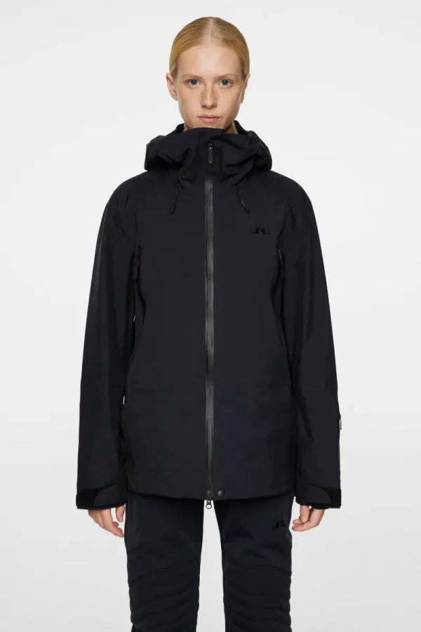 Ski | Ytterkläder-J.Lindeberg Ascend Shell Jacket Black