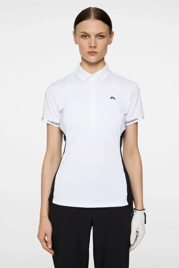 Golf | Överdelar-J.Lindeberg Becca Polo White