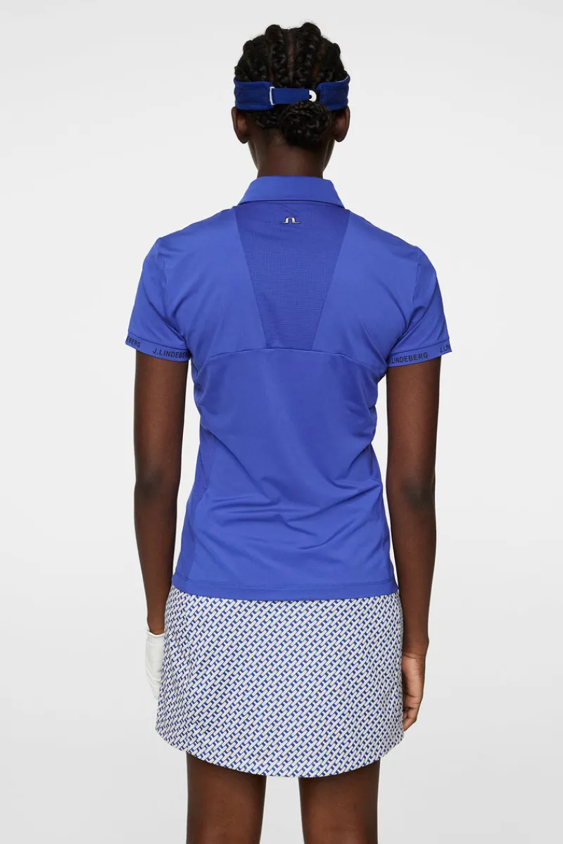 Golf | Överdelar-J.Lindeberg Becca Polo Clematis Blue