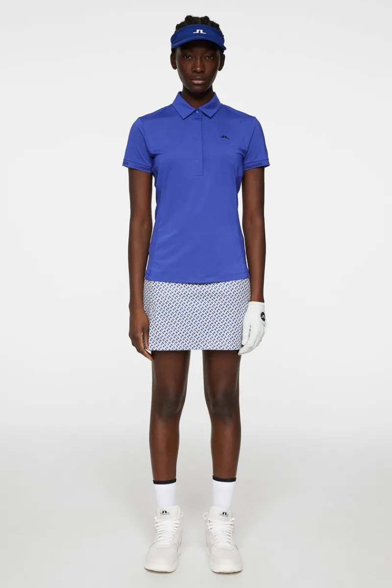 Golf | Överdelar-J.Lindeberg Becca Polo Clematis Blue