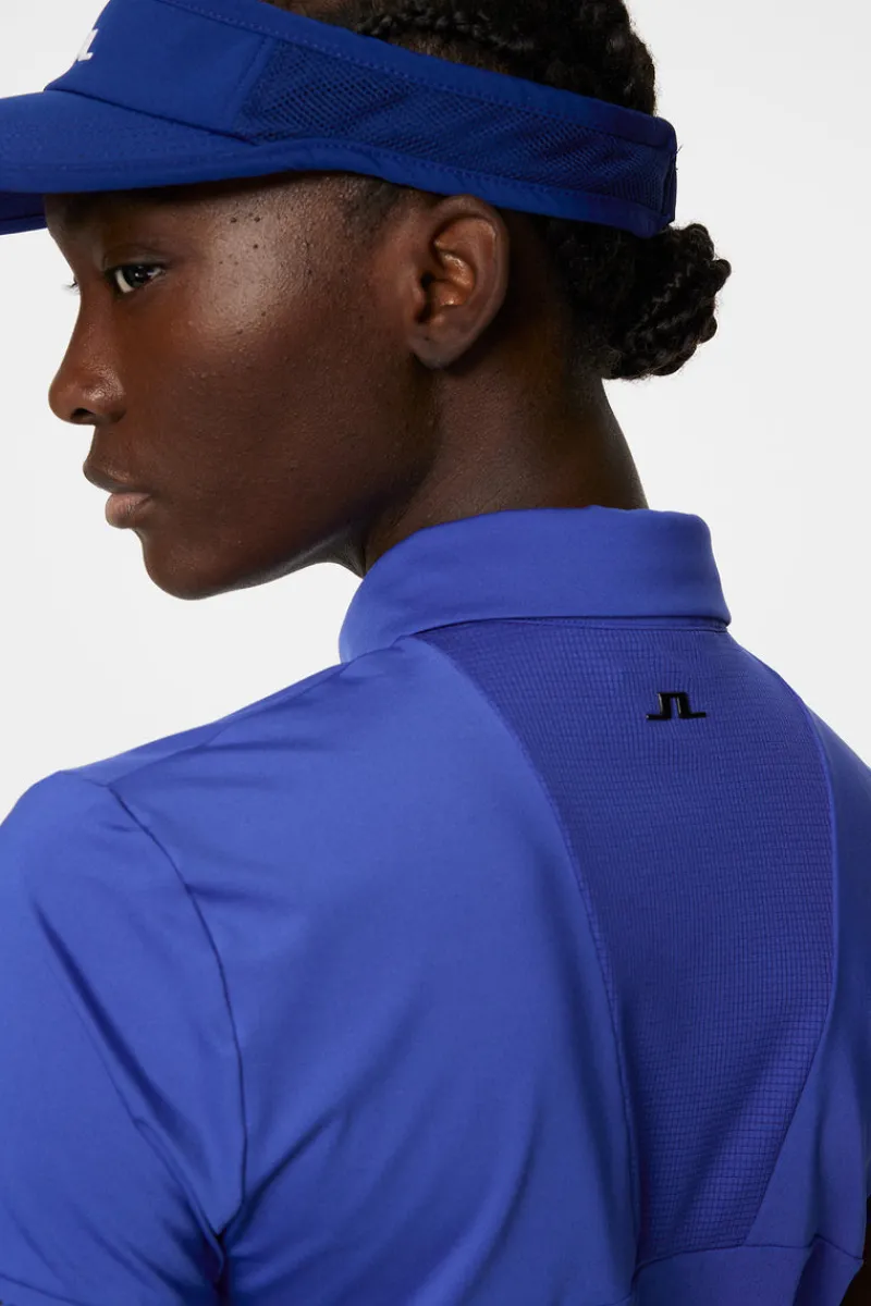 Golf | Överdelar-J.Lindeberg Becca Polo Clematis Blue