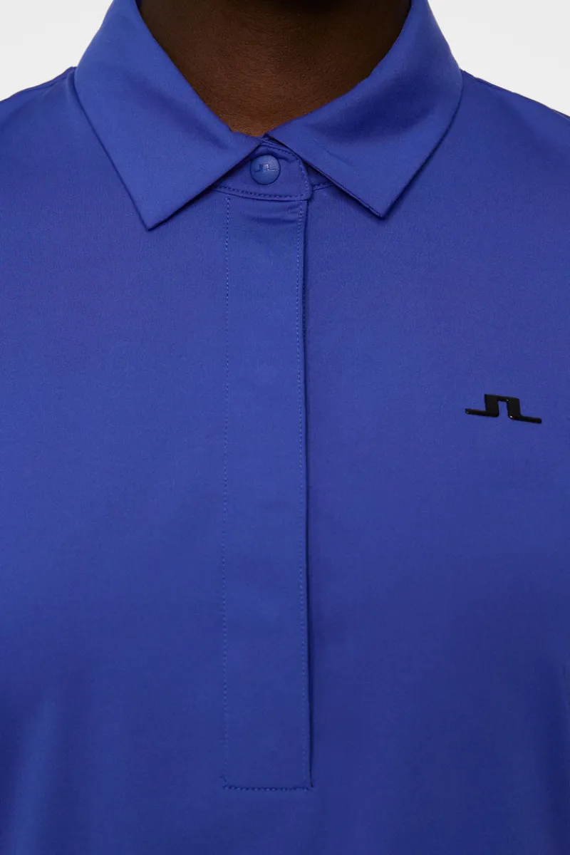 Golf | Överdelar-J.Lindeberg Becca Polo Clematis Blue