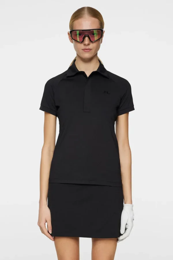 Golf | Överdelar-J.Lindeberg Bobi Tech Polo Black