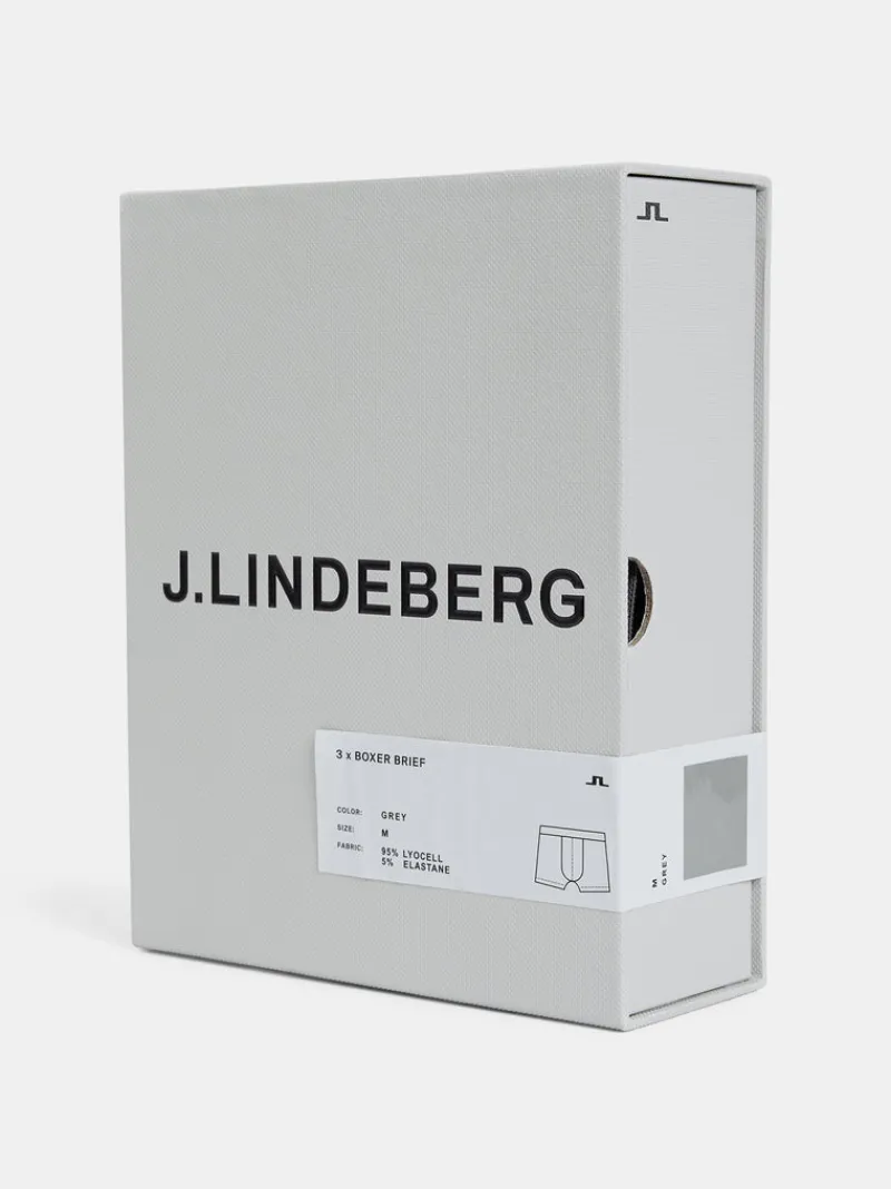 Accessoarer | Underkläder-J.Lindeberg Bridge Lyocell Boxer Gargoyle
