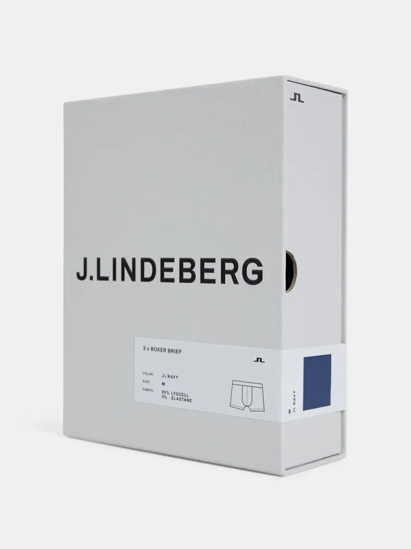 Accessoarer | Underkläder-J.Lindeberg Bridge Lyocell Boxer JL Navy