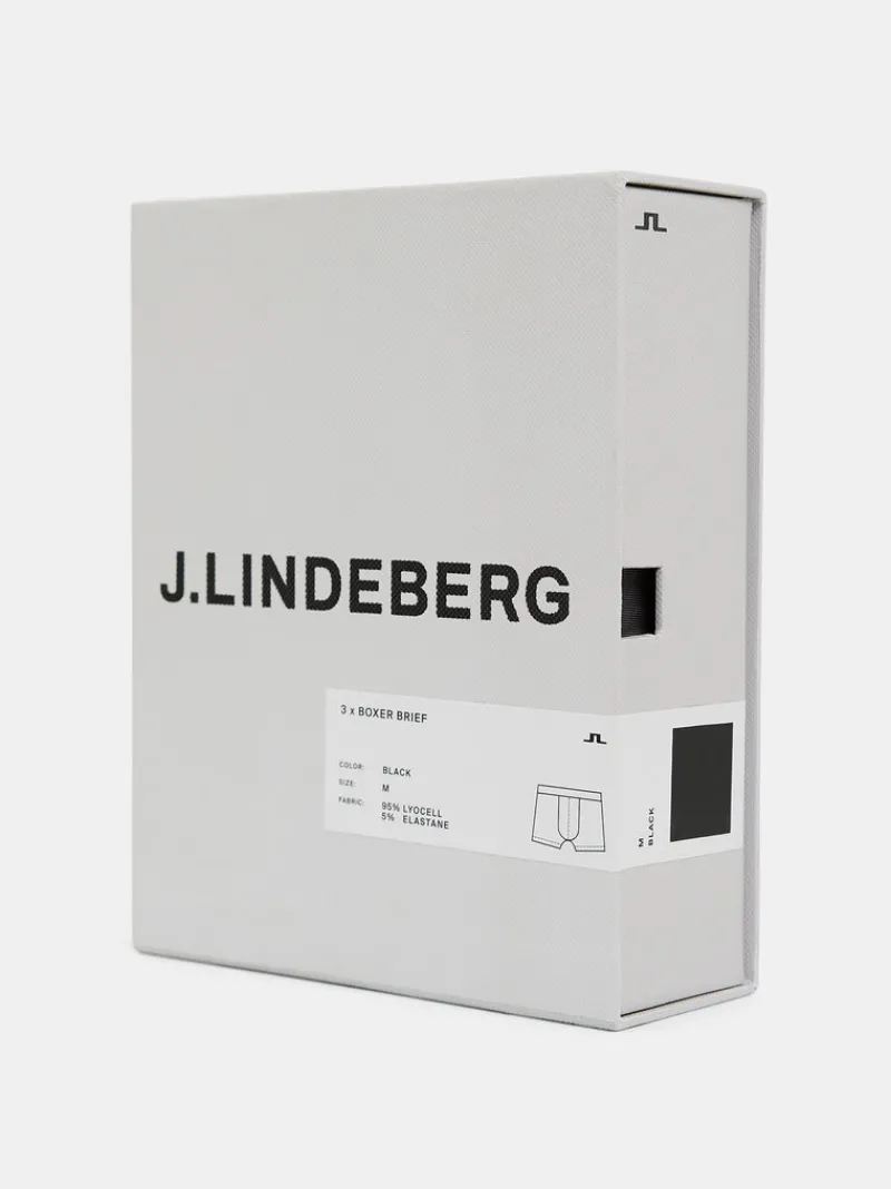 Accessoarer | Underkläder-J.Lindeberg Bridge Lyocell Boxer Black