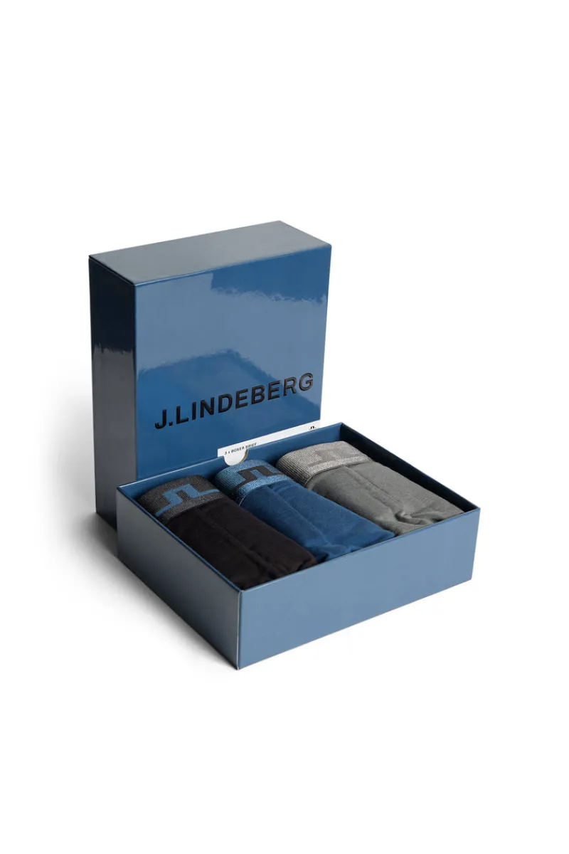 Accessoarer | Underkläder-J.Lindeberg Bridge Lyocell Boxer Seasonal Multicolour Black