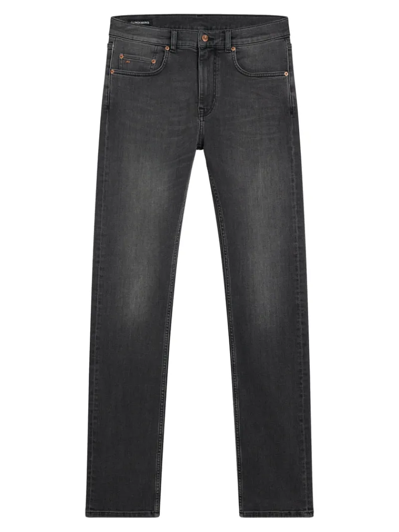 Accessoarer | Underkläder-J.Lindeberg Cedar Slate Wash Jeans Granite Gray