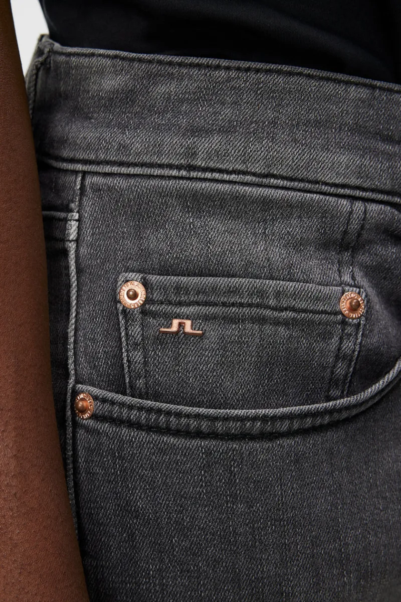Accessoarer | Underkläder-J.Lindeberg Cedar Slate Wash Jeans Granite Gray