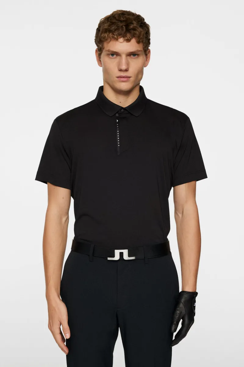 Golf | Pikétröjor-J.Lindeberg Charlie Polo Black