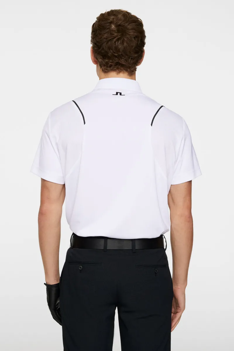 Golf | Pikétröjor-J.Lindeberg Charlie Polo White