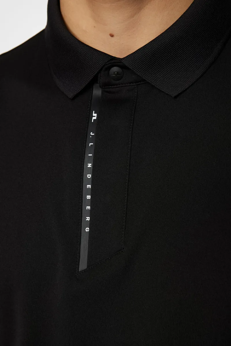 Golf | Pikétröjor-J.Lindeberg Charlie Polo Black