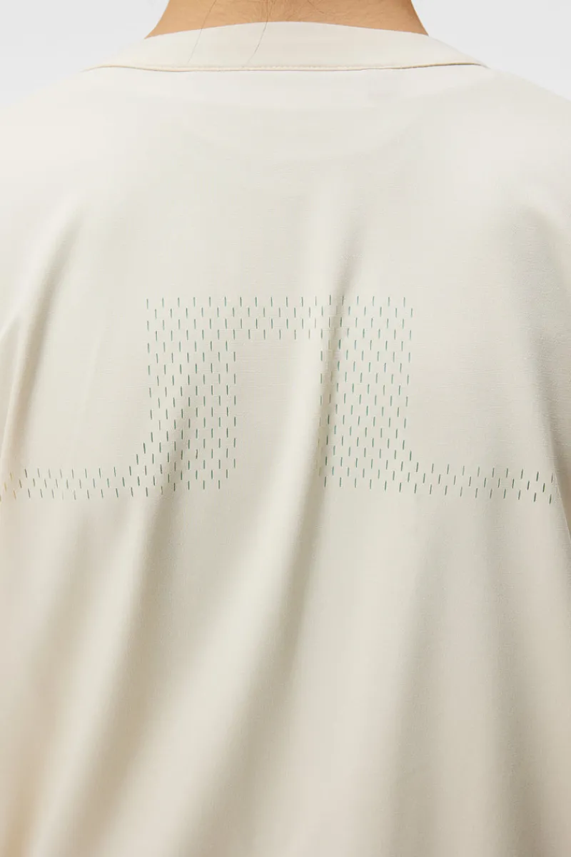 Bas- Och Mellanlager | Outdoor-J.Lindeberg Chrisann Short Sleeve Pullover Almond Milk