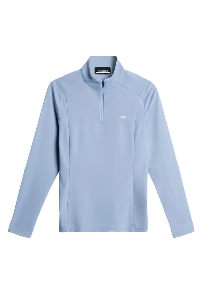 Golf | Bas- Och Mellanlager-J.Lindeberg Cindy Quarter Zip Mid Layer Rain Washed