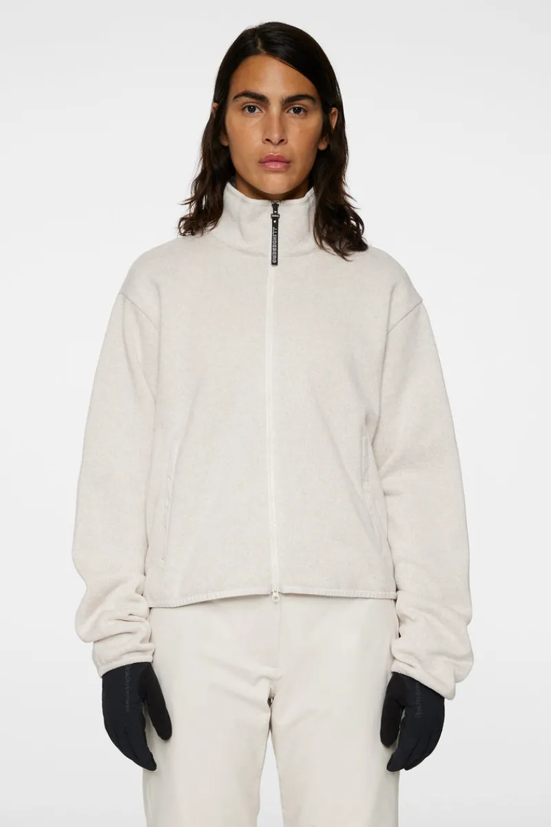 Ski | Bas & Mellanlager-J.Lindeberg Cirque Jacket Beige Melange