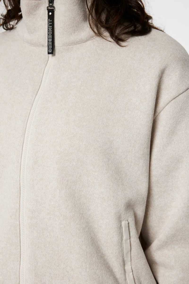 Ski | Bas & Mellanlager-J.Lindeberg Cirque Jacket Beige Melange
