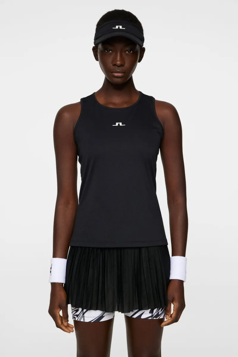Överdelar | T-shirts-J.Lindeberg Delia Tank Top Black