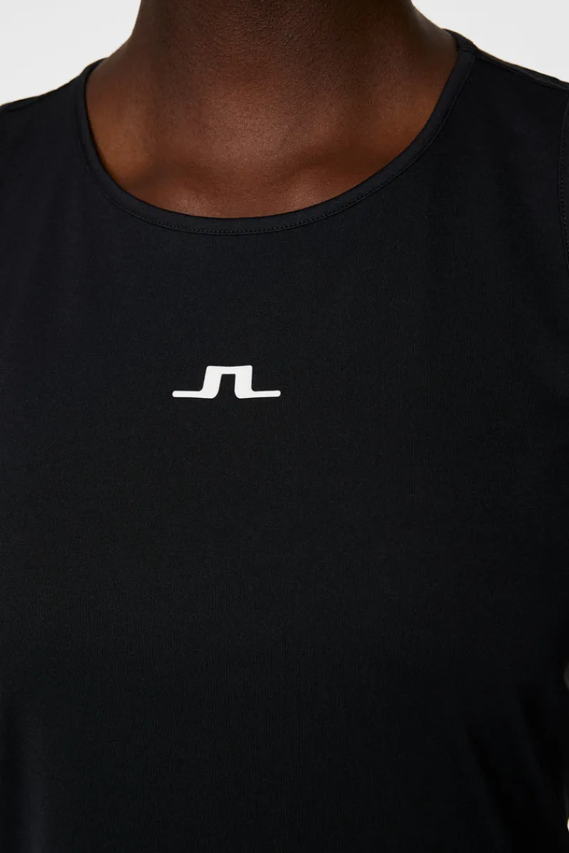 Överdelar | T-shirts-J.Lindeberg Delia Tank Top Black