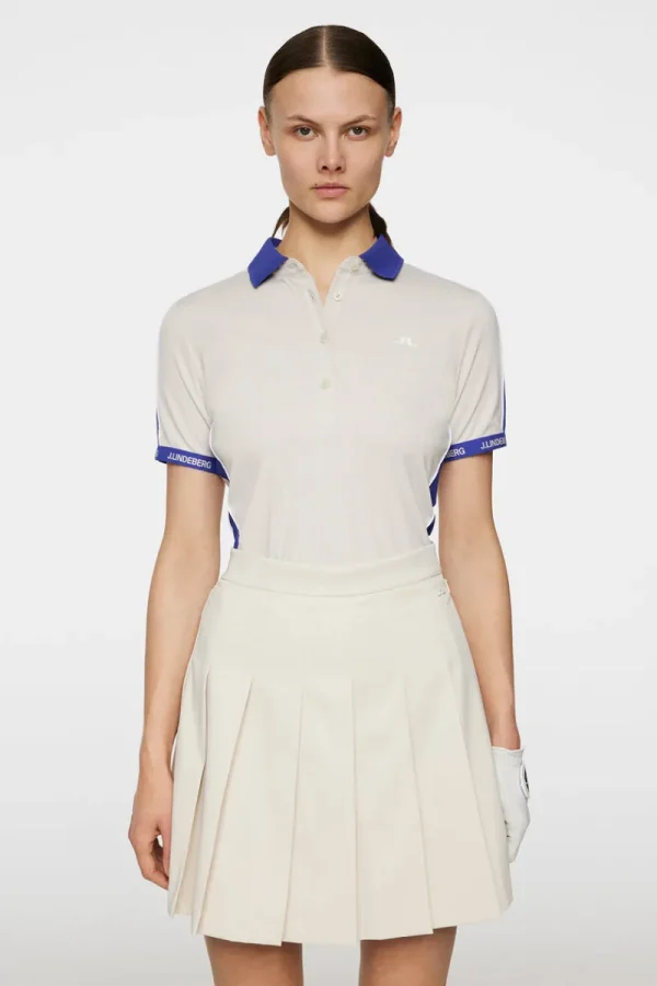 Golf | Överdelar-J.Lindeberg Demi Polo Moonbeam