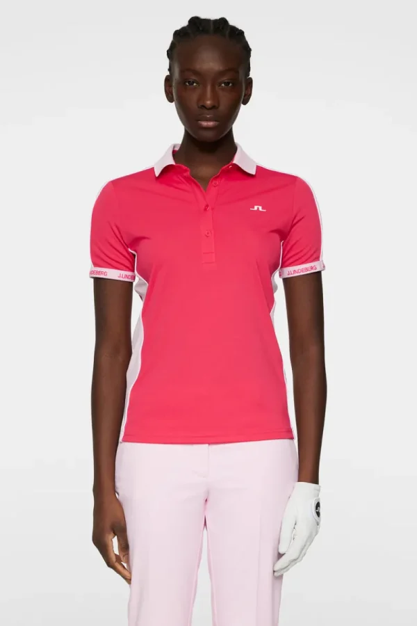 Golf | Överdelar-J.Lindeberg Demi Polo Azalea
