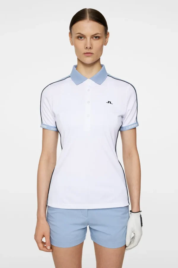 Golf | Överdelar-J.Lindeberg Demi Polo White