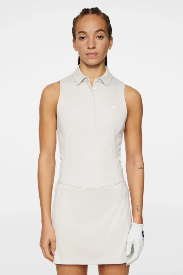 Golf | Linnen-J.Lindeberg Dena Sleeveless Top Moonbeam