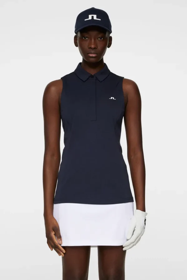 Golf | Linnen-J.Lindeberg Dena Sleeveless Top JL Navy