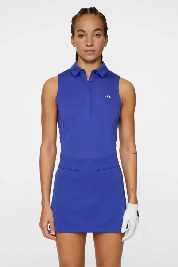 Golf | Linnen-J.Lindeberg Dena Sleeveless Top Clematis Blue
